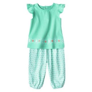 Just One YouMade by Carters Girls 2 Piece Top and Pant Set   Turquoise 18 M