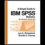 Simple Guide to SPSS for Version 18.0
