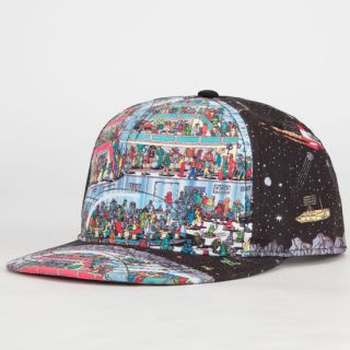 Space Station Boys Snapback Hat Black Combo One Size For Women 23