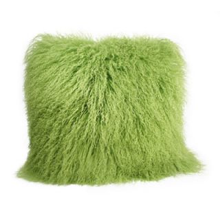 Pur Cashmere Tanner Curly Lamb Oversized Pillow MLP 012 Color Lime