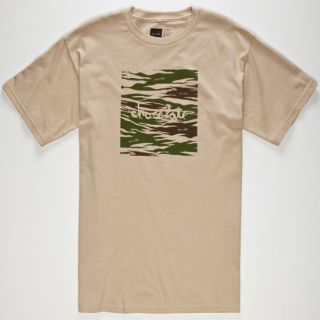 Camo Chunk Mens T Shirt Sand In Sizes X Large, Large, Xx Large, Mediu