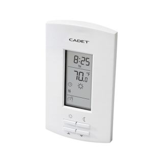 Cadet Electric Programmable Thermostat   16 Amp, White, Model TH110