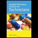 Hospital Pharmacy Practice for Technicians