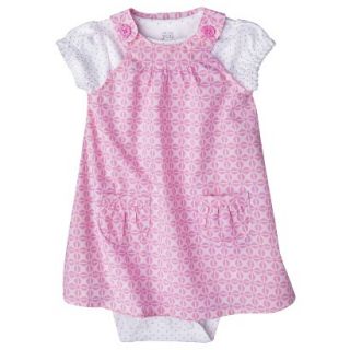 Just One YouMade by Carters Girls Jumper and Bodysuit Set   Pink/Blue 6 M