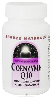 Source Naturals   CoEnzyme Q 10 100 mg.   60 Capsules