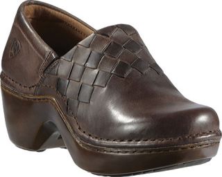 Womens Ariat Ashbourne   Briar Brown Full Grain Leather Platform Shoes