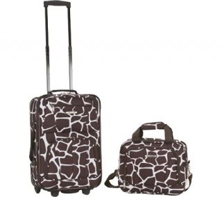 Rockland 2 Piece Luggage Set F102   Giraffe Luggage Sets
