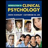 Introduction to Clinical Psychology  Evidence Based Approach