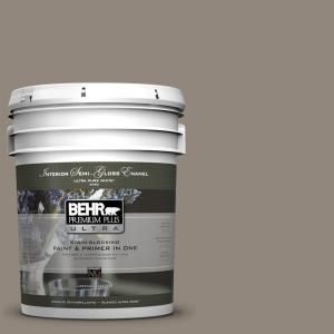 BEHR Premium Plus Ultra 5 gal. #T14 8 Film Fest Semi Gloss Enamel Interior Paint 375405