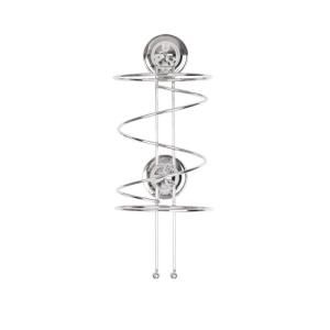 EverLoc Hair Dryer Holder in Chrome with Suction Cup Application DISCONTINUED EL 10204
