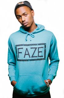 FAZE Apparel FAZE Boxed Snake Hoodie in turquoise heather