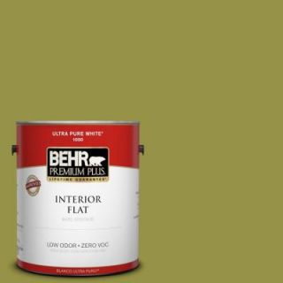 BEHR Premium Plus Home Decorators Collection 1 gal. #HDC FL13 8 Tangy Dill Flat Interior Paint 130001