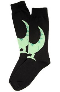 K. Bell Socks T  Rex in Black