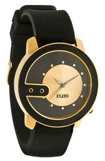 Flud Watches The ReExchange Watch in Black and Gold
