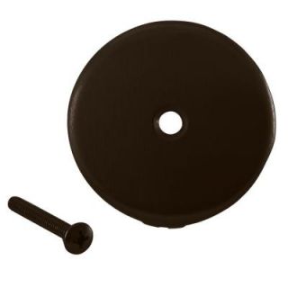 Westbrass 1 Hole Overflow Face Plate and Screw in Oil Rubbed Bronze D328 12