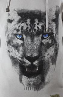 Entree LS SNOW LEOPARD Gray Hoodie