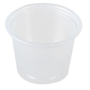 SOLO Plastic Souffle Portion Cups, 1 oz., Translucent, 5000 Per Case SCC P100