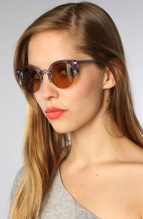 Super Sunglasses Sunglasses Lucia Half Frame in Electric Blue