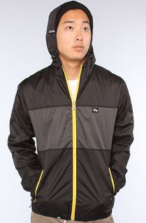 LRG (Lifted Research Group) Jacket Nobility Windbreaker in Black