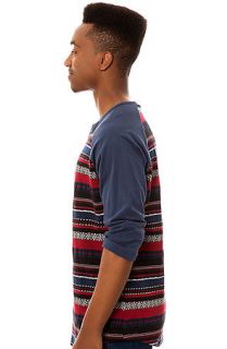 The Insight Tee Lucid Loom Raglan in Blue