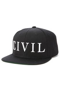 Civil Hat Civil Snapback in Black