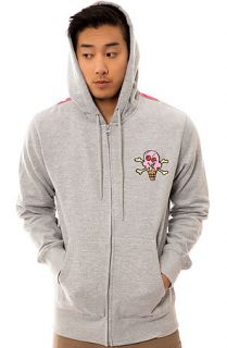 Ice Cream The Hood Drip Zip Up Hoody in Heather Gray