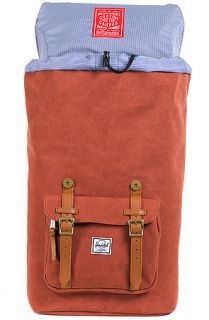 Herschel Supply Co. The Little America Backpack in Washed Rust Canvas