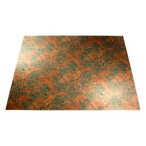 Fasade Flat Panel 2 ft. x 2 ft. Copper Fantasy Lay in Ceiling Tile L69 11