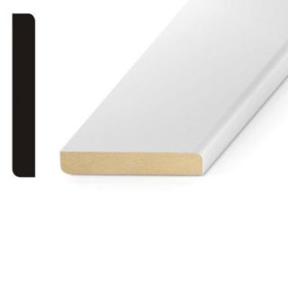 Kelleher Reversible Round Edge 3/8 in. x 2 1/4 in. MDF Base Moulding MDF212A