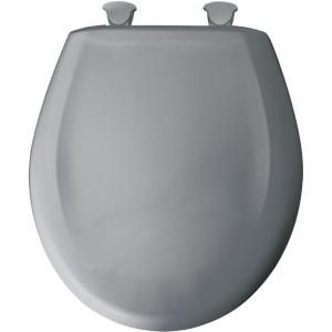 BEMIS Whisper Close Round Closed Front Toilet Seat in Country Grey 200SLOWT 032