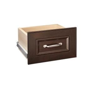 ClosetMaid Impressions 8.7 in. Chocolate Narrow Drawer Kit for 16 in. Wide Organizer 30601