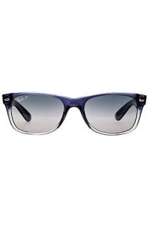Ray Ban Sunglasses 52mm New Wayfarer in Transparent Faded Blue