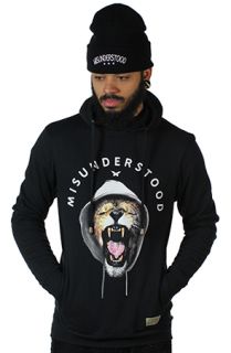 Entree LS MISUNDERSTOOD RIOT LEO Black Hoodie