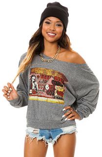 Obey Raglan Obey X Cope 2 Poster Slouchy in Heather Gray