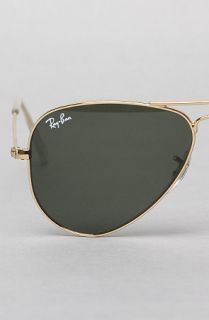 Ray Ban The Aviator Small Metal Sunglasses in Arista