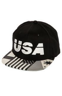 The 10 Deep USA Snapback Hat in Black