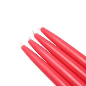 Zest Candle 6 in. Ruby Red Taper Candles (12 Set) CEZ 007
