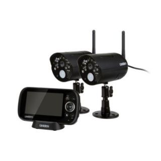 Uniden Guardian Wireless 4.3 in. Indoor and Outdoor Portable Video Surveillance System with 2 Weatherproof Cameras UDR444