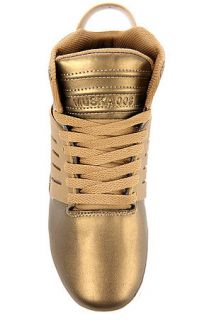 SUPRA The Skytop III Sneaker in Gold Leather