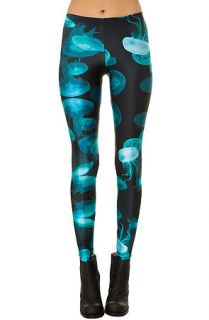 Heaven Can Wait Leggings The Jellyfish in Turquoise