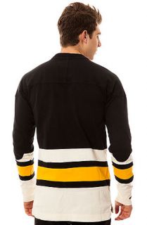 Mitchell & Ness Shirt Boston Bruins Line Change Long Sleeve Black