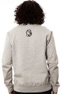 Billionaire Boys Club Sweatshirt Gamo Arch Logo Crewneck in Heather Grey