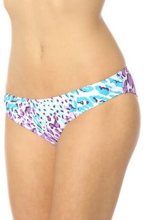 Obey Bathing Suit Vintage Leopard Bikini Bottom in Lavender