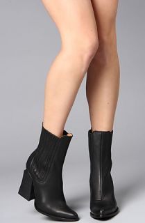 Jeffrey Campbell Boots Leather Cowgirl in Black –
