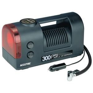 Accutire Digital 300 psi 12 Volt Air Compressor with Light MS5550