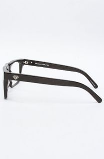 Diamond Supply Co. The Cardova Sunglasses in Black Clear Lens