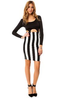 *MKL Collective Dress The Stripe Suspender in Black and White