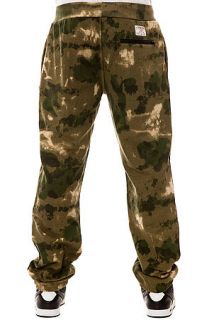 Crooks and Castles Sweatpants Les Voleurs in French Camo Green