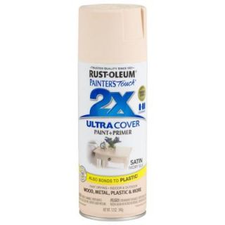 Rust Oleum Painters Touch 2X 12 oz. Satin Ivory Silk General Purpose Spray Paint (6 Pack) 249073