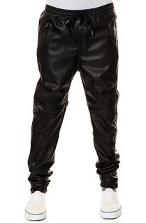 Allston Outfitters Pants PU Slouchy in Black